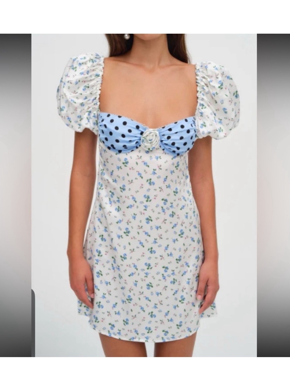 For Love & Lemons Colby Mini Dress Size Small NWT
